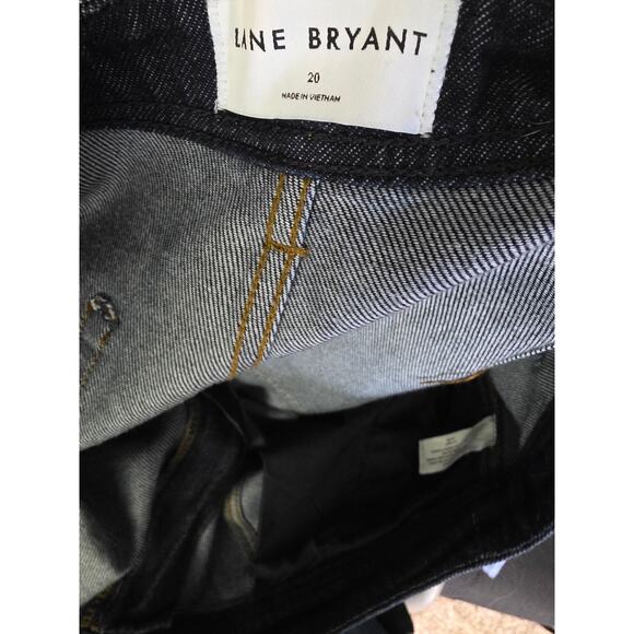 Lane Bryant Cargo Mid Rise Wide Leg Jeans 20 Womens Plus Size Dark Wash - Picture 5 of 6